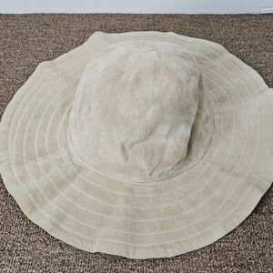 NWT Wilson Leather Tan Leather Bucket Hat Sz L-XL New